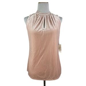 Halogen Keyhole Velvet Tank SZ Med